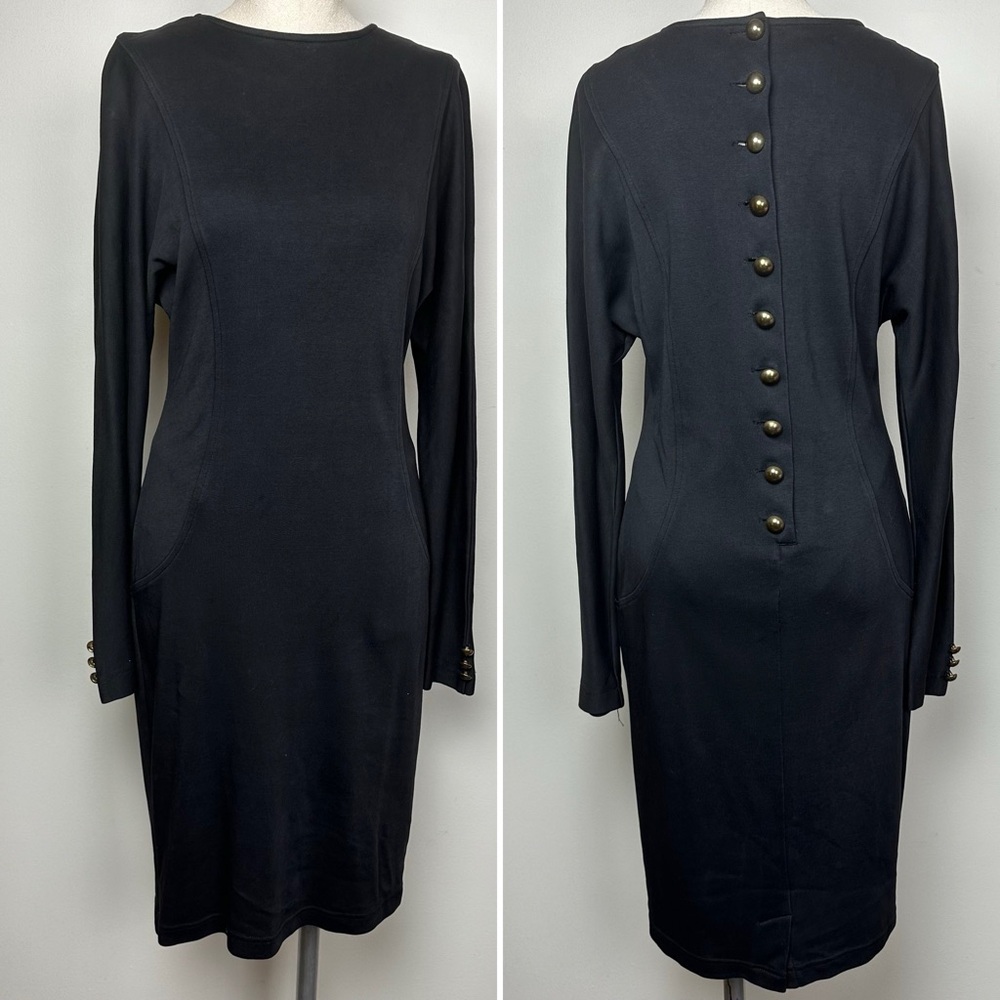 Vintage Avon Black Longsleeve Dress